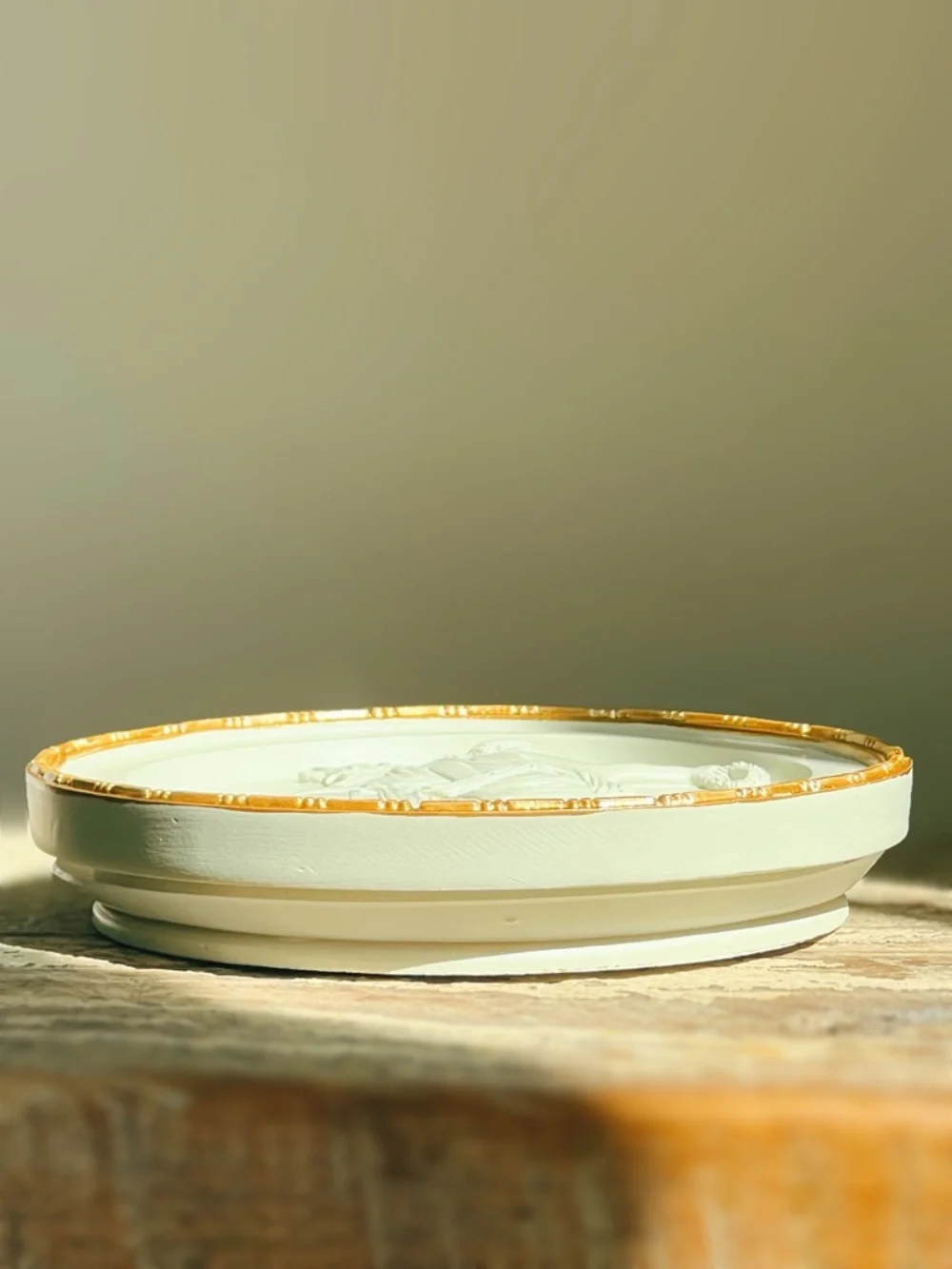 NEW Modern Alchemy Santal Amber Bougie Parfumee 15.1 OZ Candle Decorative Lid
